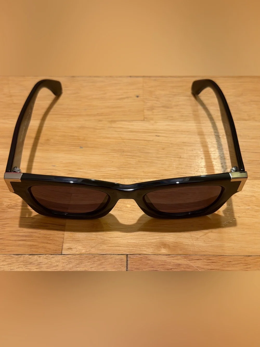 Palm Angels Westport 49MM Black Rectangular Sunglasses Unisex